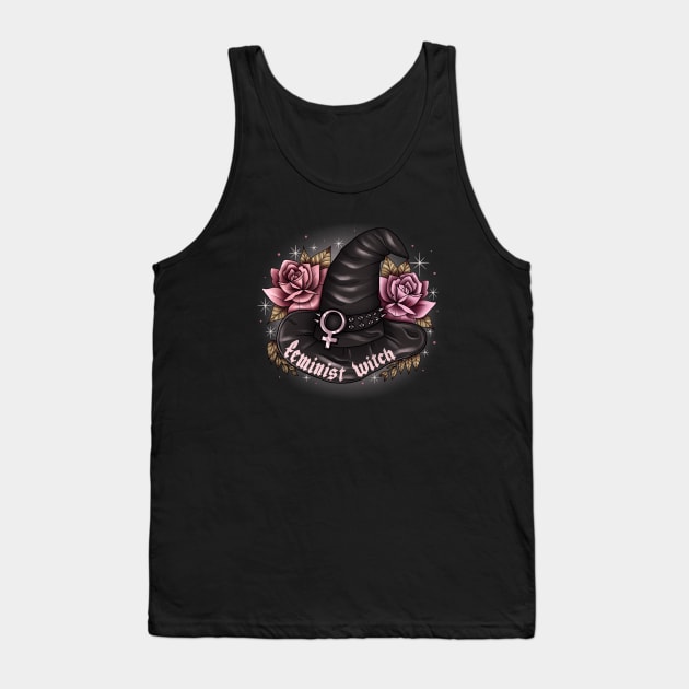 Feminist Witch Tank Top by chiaraLBart